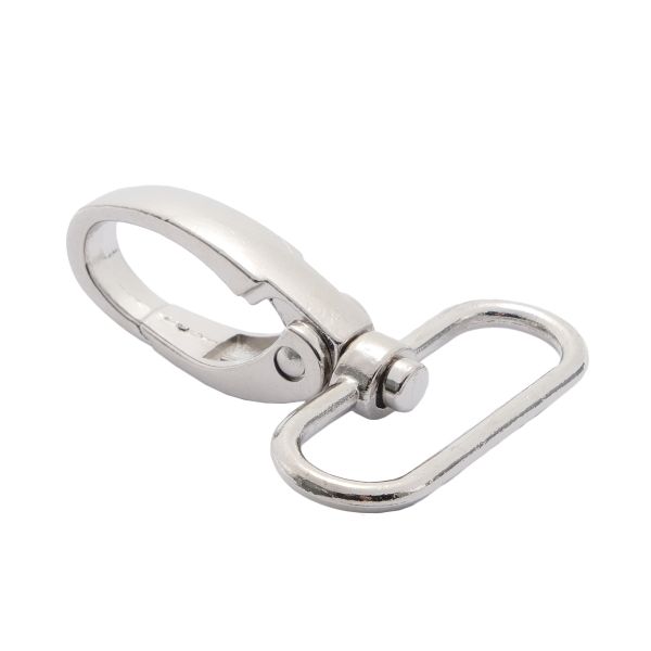 Карабин металл 32.0 мм (48х38 мм), 2 шт, Hobby&Pro, никель