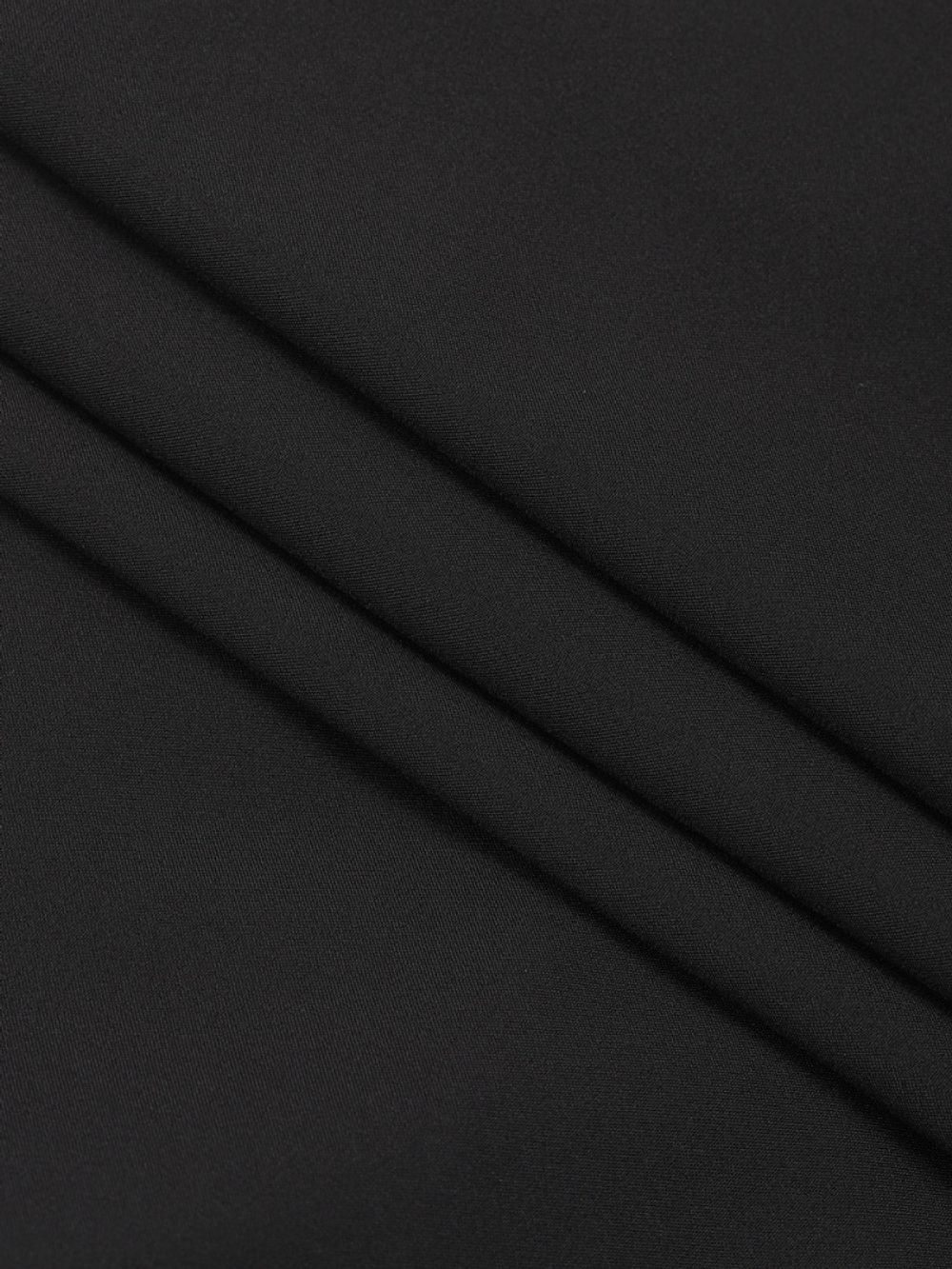 Ткань подкладочная (таффета) эластичная 62 г/м², 150 см / 30 метров, черный