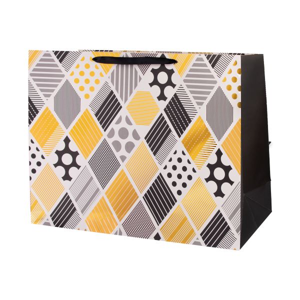 Пакет подарочный 210 г/м², 46х61х20 см, 12 шт, 03, Stilerra SPYXXL