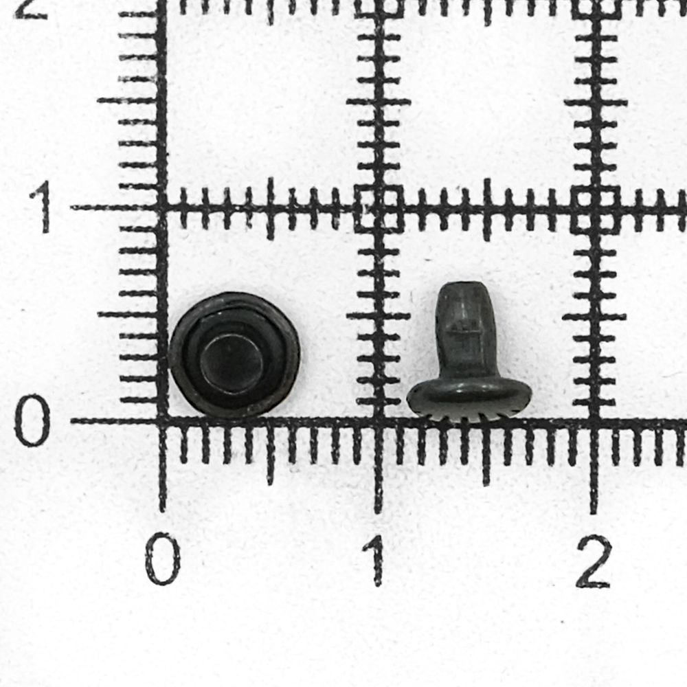 Хольнитены двухсторонние ⌀6 мм, h=6 мм, сталь, New Star №0, оксид, уп≈2000 шт