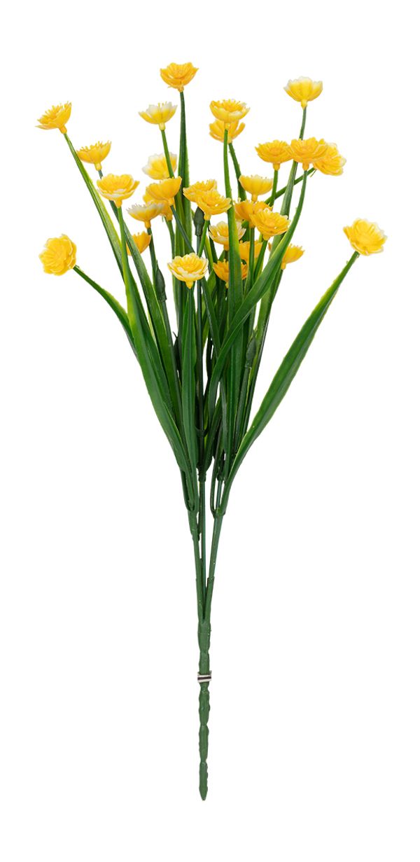 Декоративные элементы, 5 шт, 30 см, 03 желтый, Blumentag ATJ-08