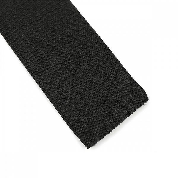 Резинка вязаная 50.0 мм / 40 метров, стандартная 3.9-4.3 г/п.м., черный