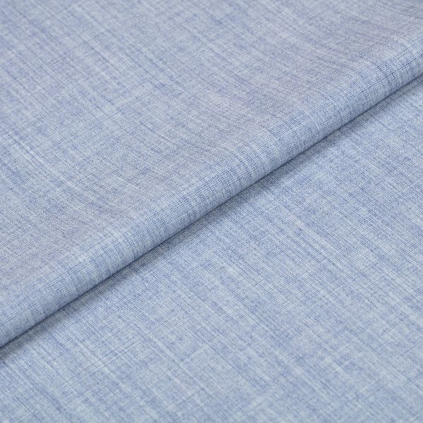 Ткань костюмная 220 г/м², 150х148±2 см, 10 голубой меланж/blue melange, Gamma SUTF-006N