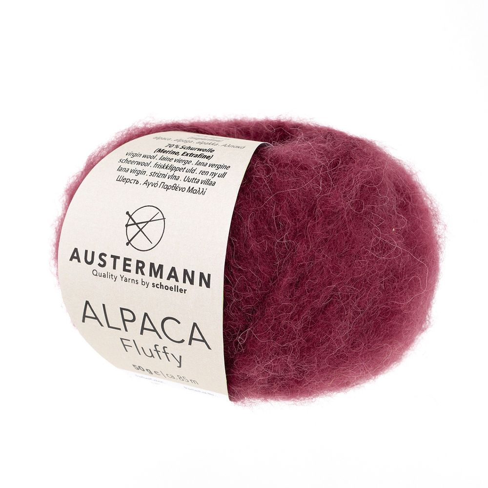 Пряжа Austermann (Аустерманн) Alpaca Fluffy / уп.10 мот. по 50 г, 85 м, 12017