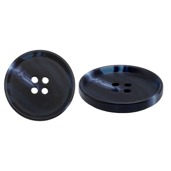 Пуговицы 4 прокола 44L=28 мм, col. E темно-синий, 36 шт, CN2833