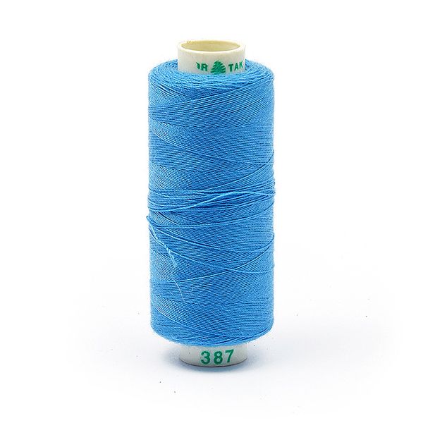 Нитки швейные бытовые Dor Tak 40/2, 366 м / 10 кат., 387 голубой