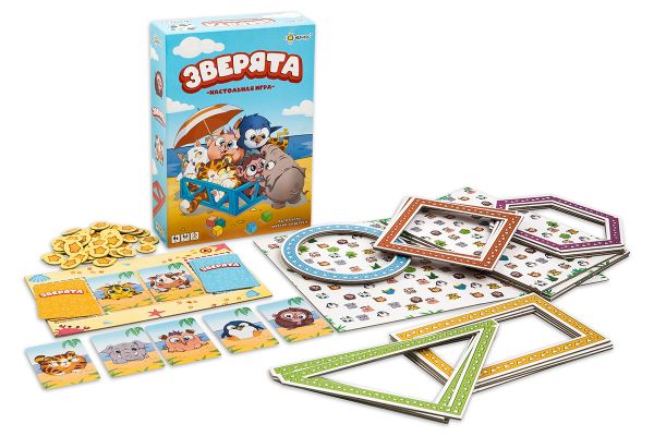 Игра настольная, Зверята, Эврикус BG-17073
