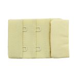 Застежки для бюстгальтера текстильные 3х2, 38 мм, бежевый, Pony