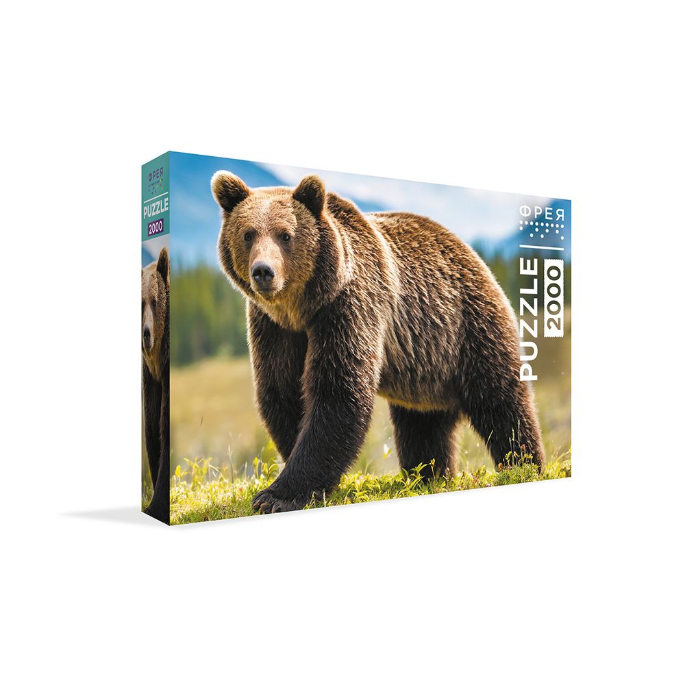 Пазл 2000 элементов, PZL-2000/44 Медведь среди гор, Фрея