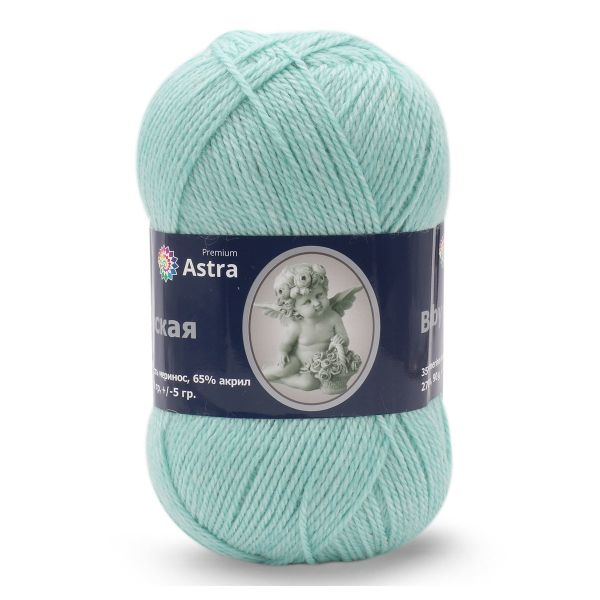 Пряжа Astra Premium (Астра Премиум) Детская / уп.3 мот. по 90 г, 270 м, 025 мята
