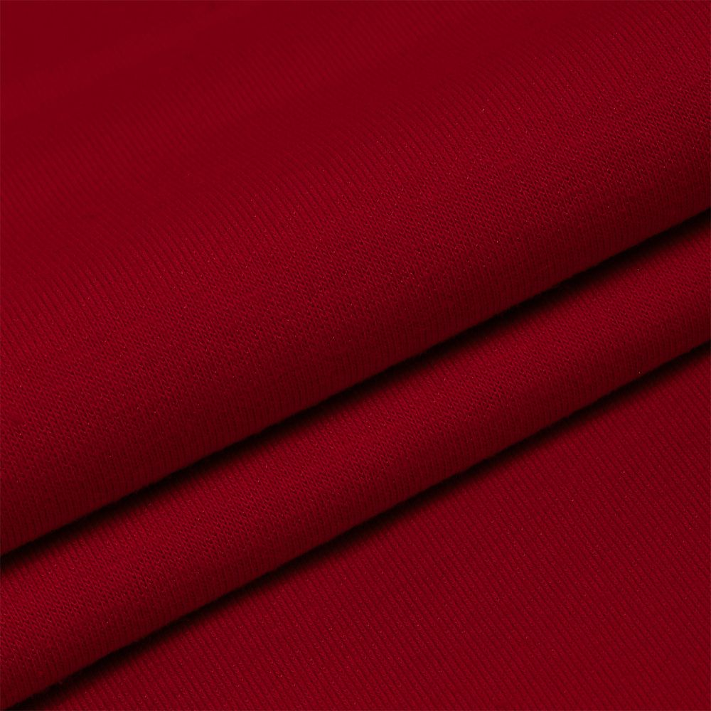 Футер 2-нитка петля поликоттон стрейч 220 г/м², 160 см / 3 метра, ФУТ2Х.TBY.ХЛ-ПЭ.S171.3, цв.S171 красный