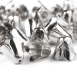 Шапочка для бусин, 12мм 30 шт/упак, Астра (Серебро) 4AR201