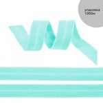 Резинка бельевая (окантовочная) матовая 20.0 мм / 1000 метров, мятный F201