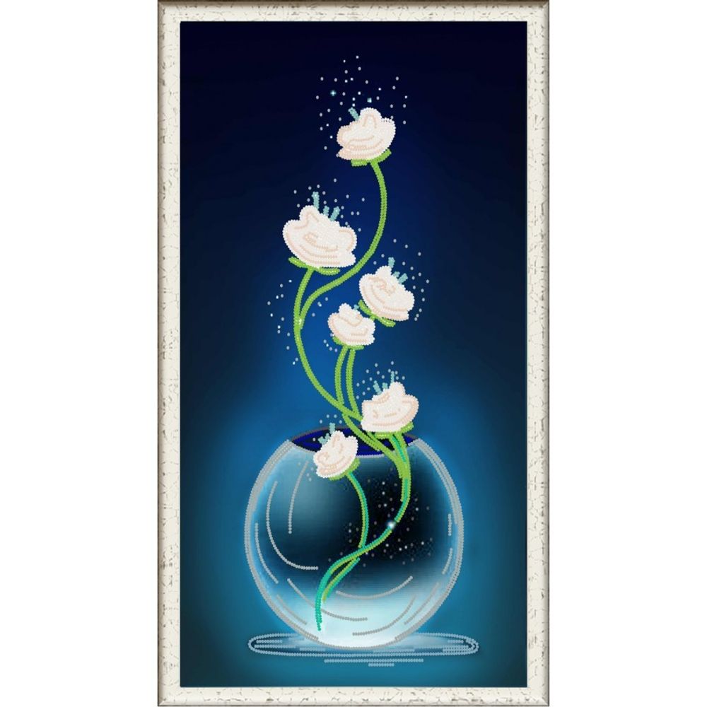 Рисунок для вышивания Конек (ткань), 8513 Изящные Цветы 25х45 см
