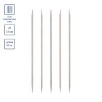 Спицы чулочные металл ⌀3.5 мм, 20 см, 5 шт, никель, Visantia VTS-5