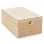 Заготовка для декорирования Шкатулка деревянная с четырьмя отсеками, сосна/фанера из тополя, 24х17х11см