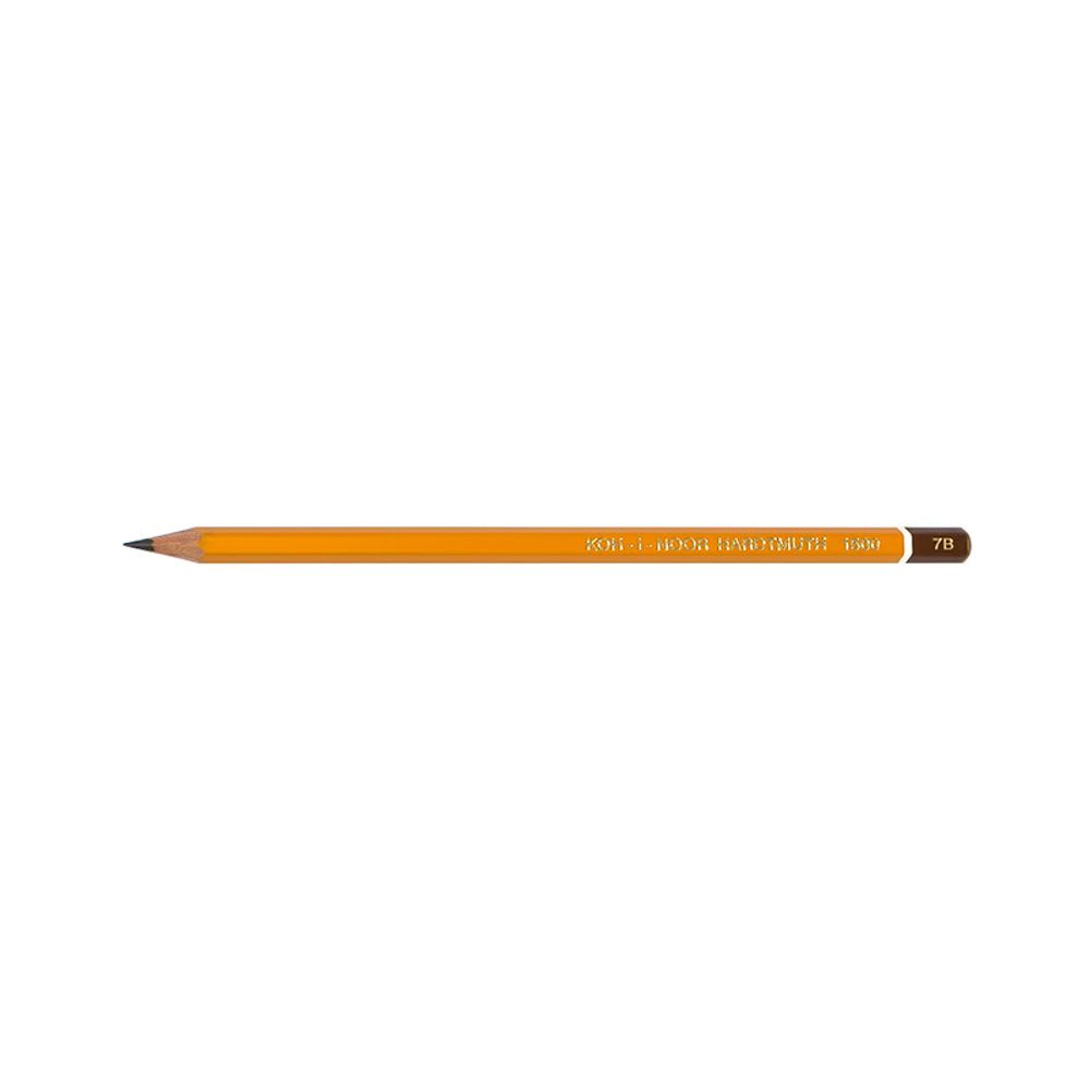 Карандаш чернографитный технический 7B, 12 шт, KOH-I-NOOR Hardtmuth 1500, 150007B01170R