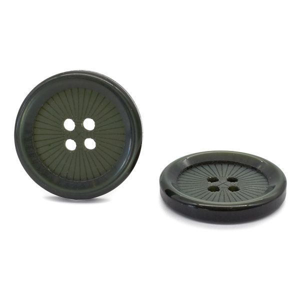 Пуговицы 4 прокола 40L (C190 т. оливковый), 36 шт