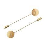 Основа для шляпной булавки, 7,5 см, 2 шт/упак, Astra&Craft (золото) 4AR2015-16