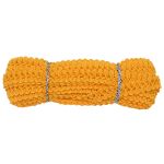 Тесьма отделочная вязаная 15 мм, 10 м, (желтый), 142082-8