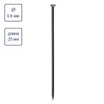 Булавки портновские гвоздики сталь 1700 ±15 шт, 100 г, в пластиковой коробке, Gamma GZ-100