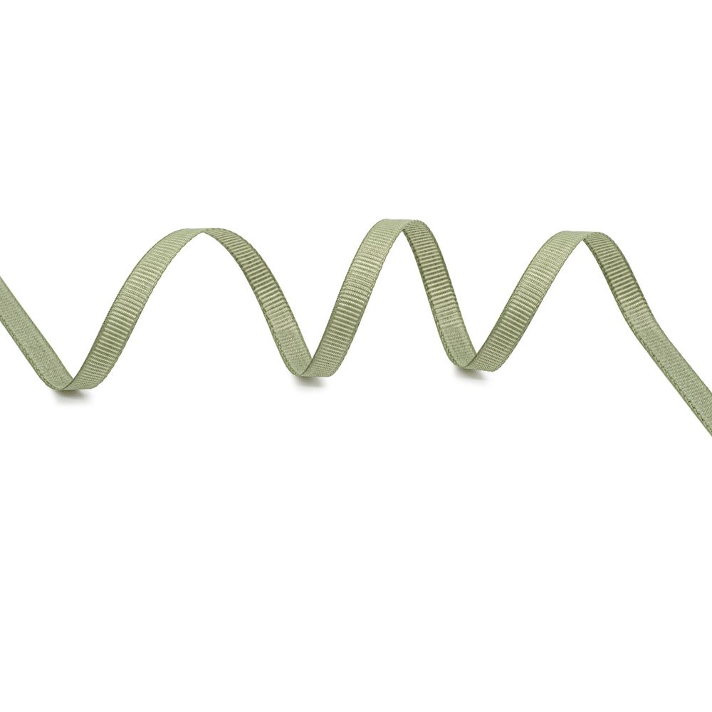 Лента репсовая (в рубчик) 6.0 мм, 103 шалфей, уп.18,28 м