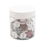 Украшения декоративные пуговицы деревянные Цветочки-лепесточки №12, 15-18 мм, 100 шт