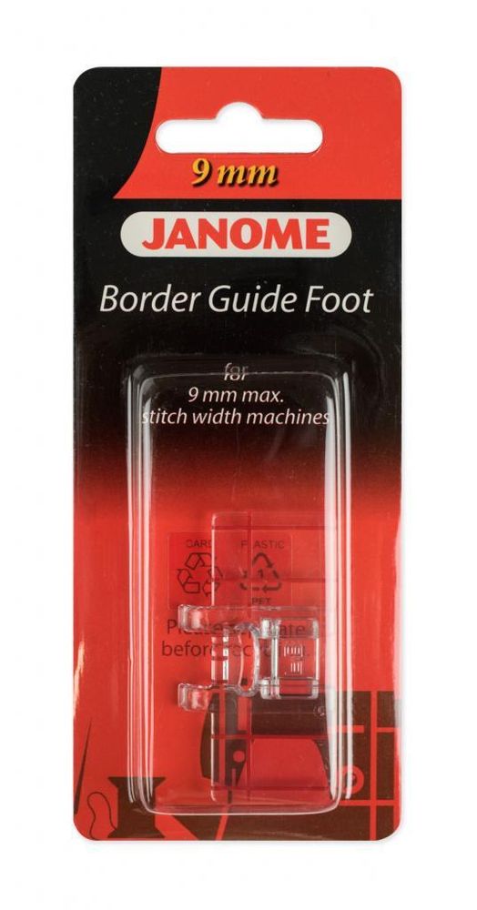 Лапка для швейной машины для параллельного ведения шва 9 мм, 202084000, Janome, 1 шт Лапка для швейной машины для параллельного ведения шва 9 мм, 202084000, Janome, 1 шт