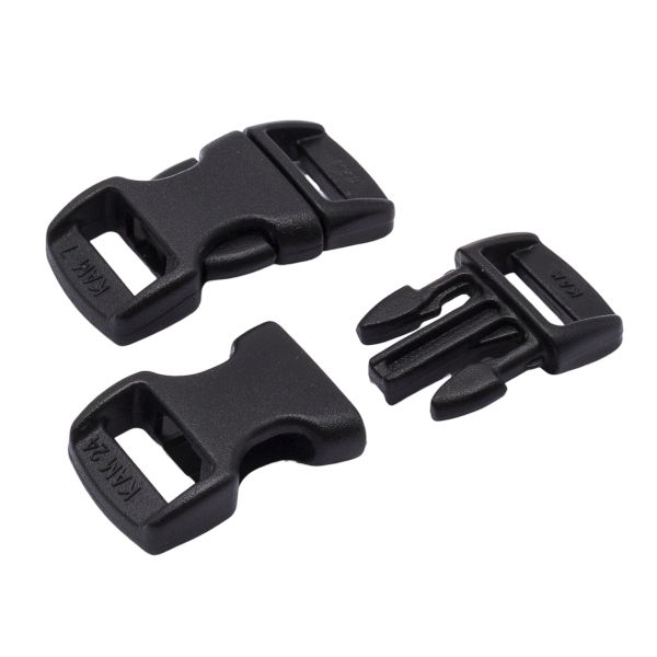 Фастекс (пряжка трезубец) пластик 10 мм, 100 шт, черный