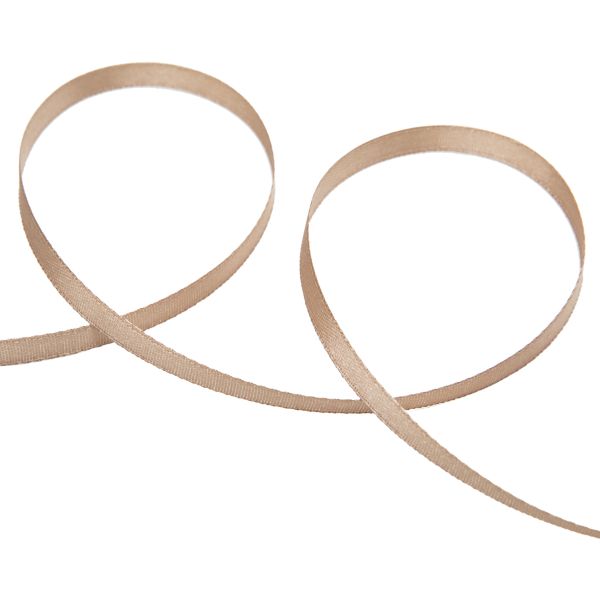 Лента атласная 2-сторонняя 6.0 мм / 33±2 метра, №060 бежевый, Gamma AL-6D