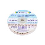 Лента атласная с рисунком 12.0 мм / 22.8 метров, F43/075 Цветы/кремовый, Gamma ALP-124