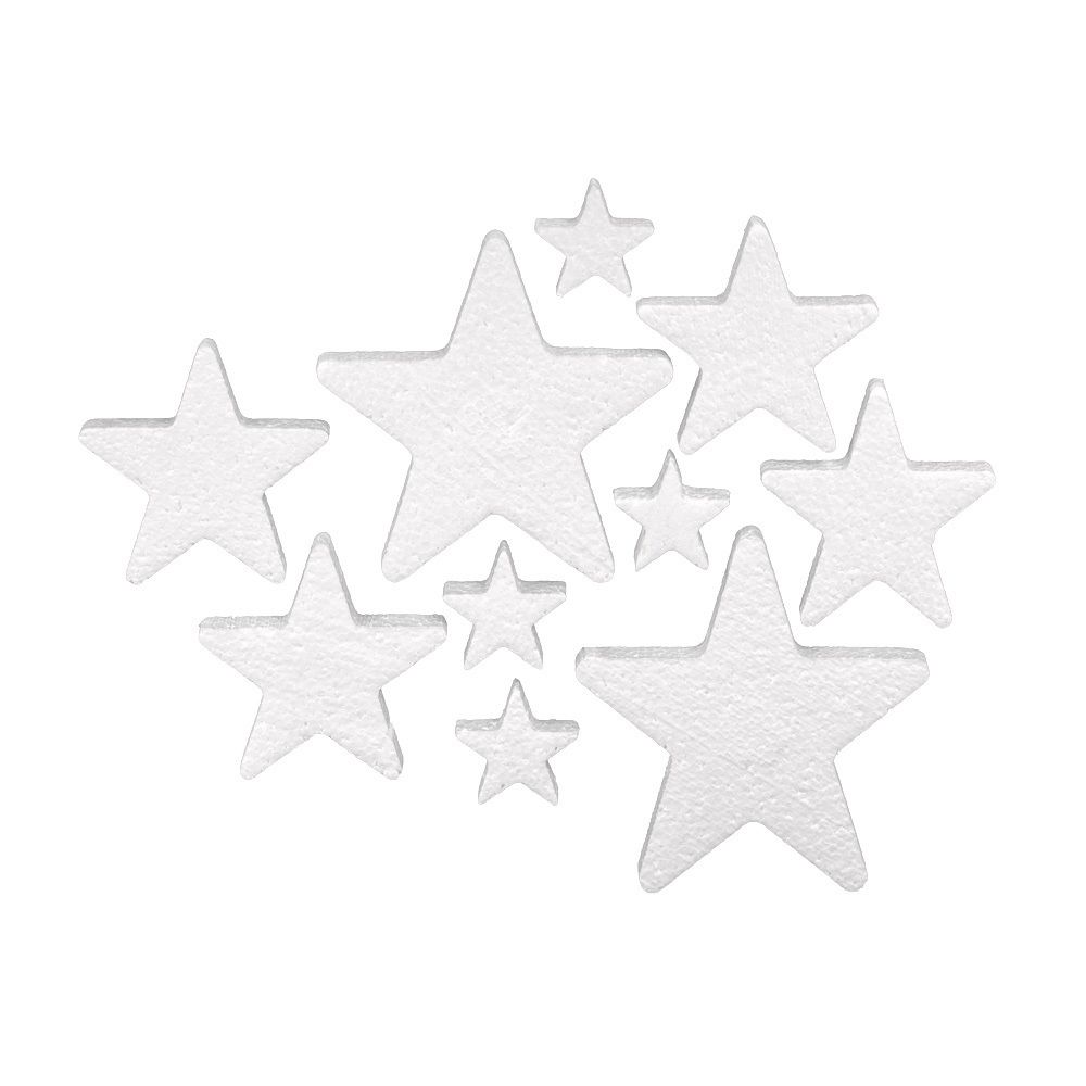 Заготовка из пенопласта Звезды, 4-12 см, DPZ-49 Love2art