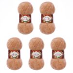 Пряжа Alize (Ализе) Kid royal / уп.5 мот. по 50 г, 500м, 825 светло-оранжевый