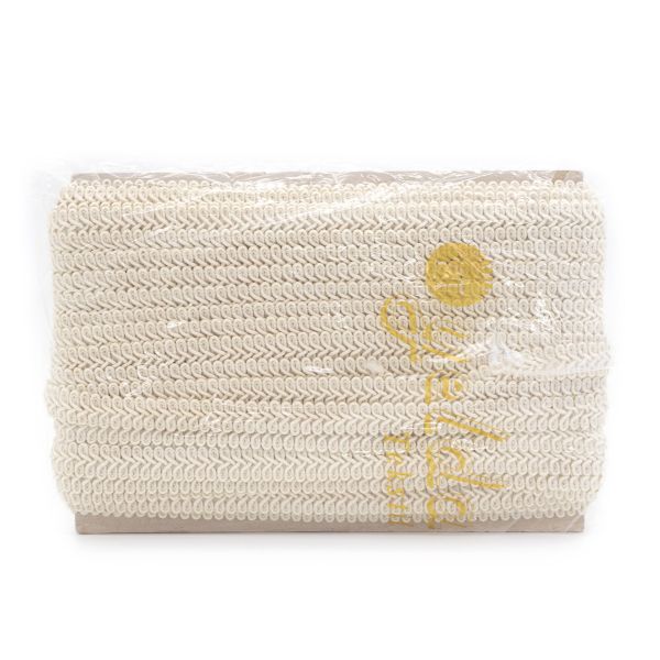 Тесьма отделочная Шанель 13 мм, 25 м, SR003 св-бежевый