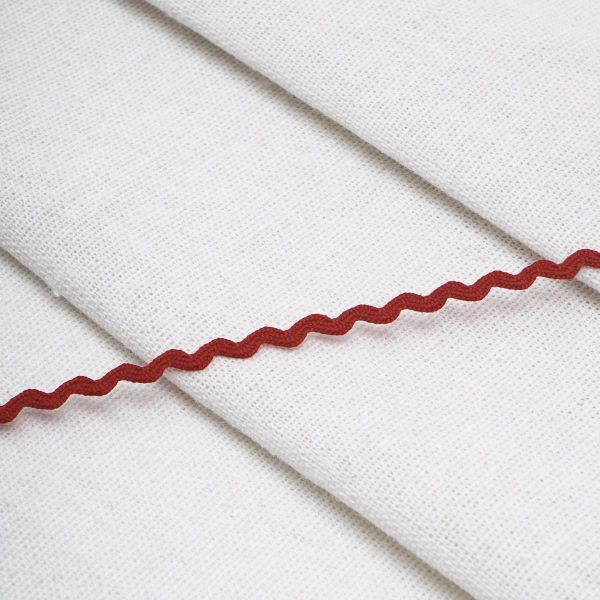 Тесьма вьюнчик, 3 мм, 30 метров (красный), 30 метров