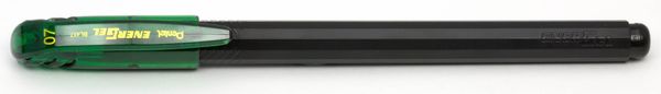 Ручка гелевая Energel черный корпус 0.7 мм, 12 шт, BL417-DX зеленый стержень, Pentel