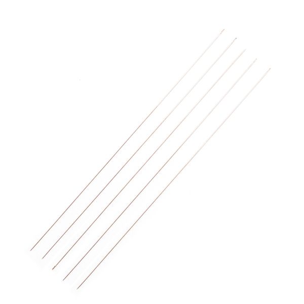 Иглы ручные для бисера/бусин супердлинные №12 0,35мм, длина 115мм, 5 шт, Pony