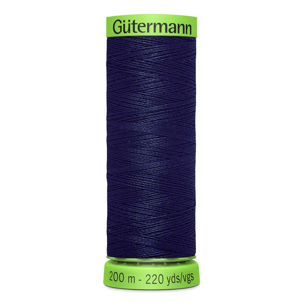 Нитки для тонких тканей Gutermann Extra Fine 150, 200м, 310 т.чернильный, 5 катушек