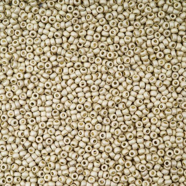 Бисер Preciosa металлик terra матовый 10/0 (2.3 мм), круг.отв., 50г, (18503)