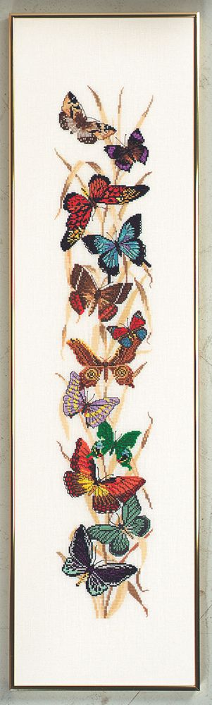 Eva Rosenstand, Бабочки, 25х90 см