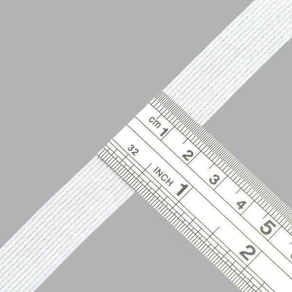 Резинка бельевая (стандартная) вязаная 15.0 мм / 40 метров, ТВ-15, белый