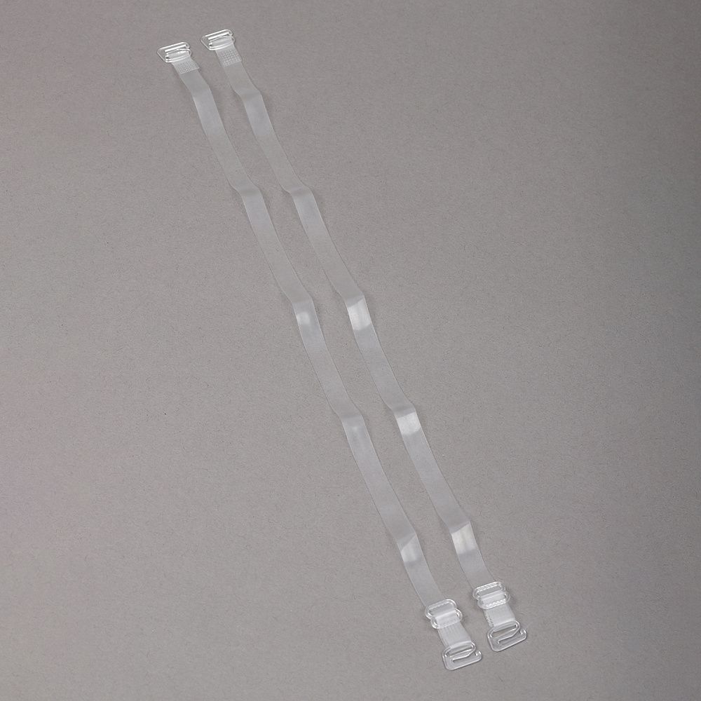 Бретели для бюстгальтера 10 мм, цв.прозрачный матовый, прозрачный, TBY.0T103, уп 10 пар