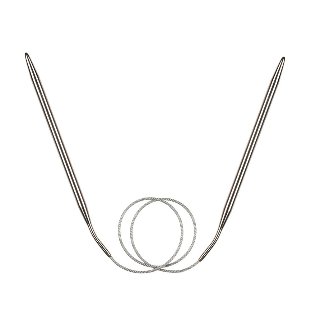 Спицы круговые металл ⌀6,0 мм, 60 см, с металлической леской, Gamma MKF