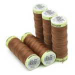 Нитки отделочные Gutermann Top Stitch, 30м, 847 медно-коричневый, 5 катушек