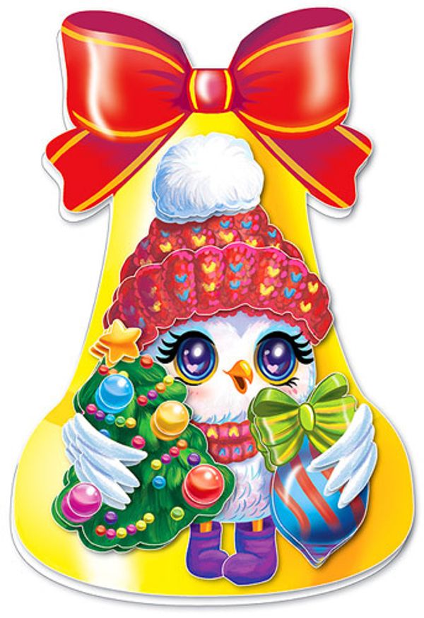 Набор для творчества Клевер, Новогодний колокольчик. Совка, АБ 23-321