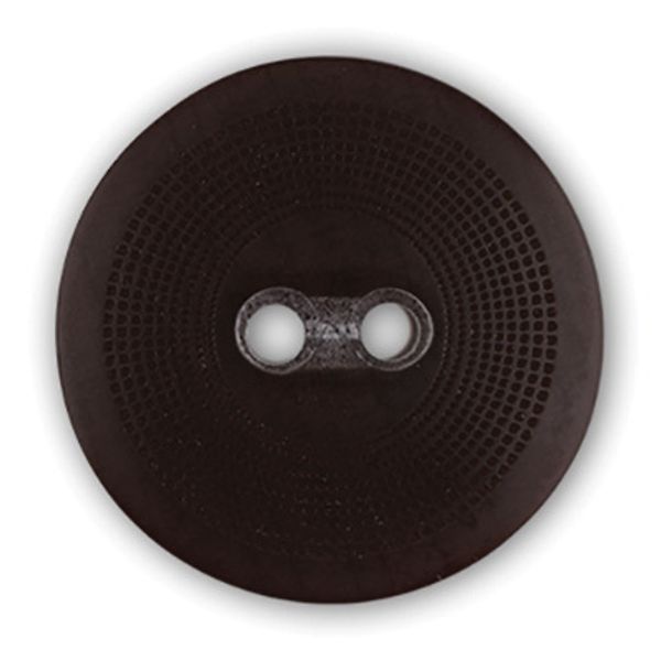 Пуговицы 2 прокола костюмные 15 мм, 24 шт, D917 т.коричневый, Gamma OXG 0019