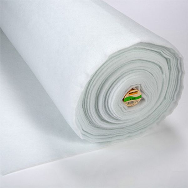 Флизелин нашивной тяжеловоспламеняемый Freudenberg 120 г/м², 150 см / рул. 25 метров, белый, Freudenberg P 120