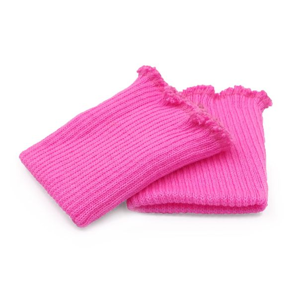 Манжеты трикотажные 7.0х9.5 см, 1 пара, в-77 фламинго