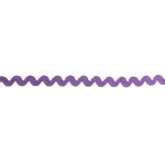 Тесьма отделочная зигзаг 9 мм, / 20 метров, сиреневый, Blitz