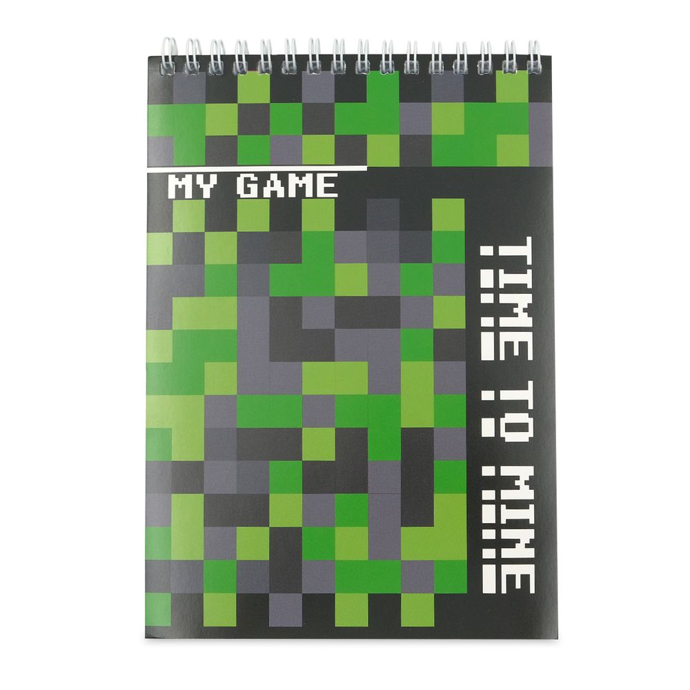 Блокнот Кубики зеленые, формат А5, 141х201мм, 60 листов в клетку, Centrum, 71326